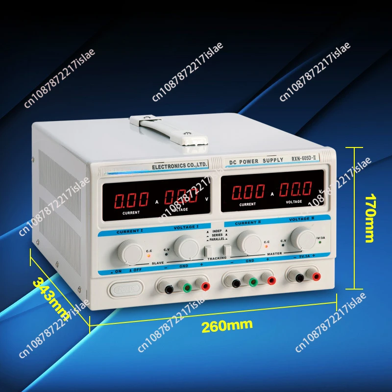 Двойной выходной источник питания 0-30V5A регулируемый постоянного тока RXN-305D-II 302D303D