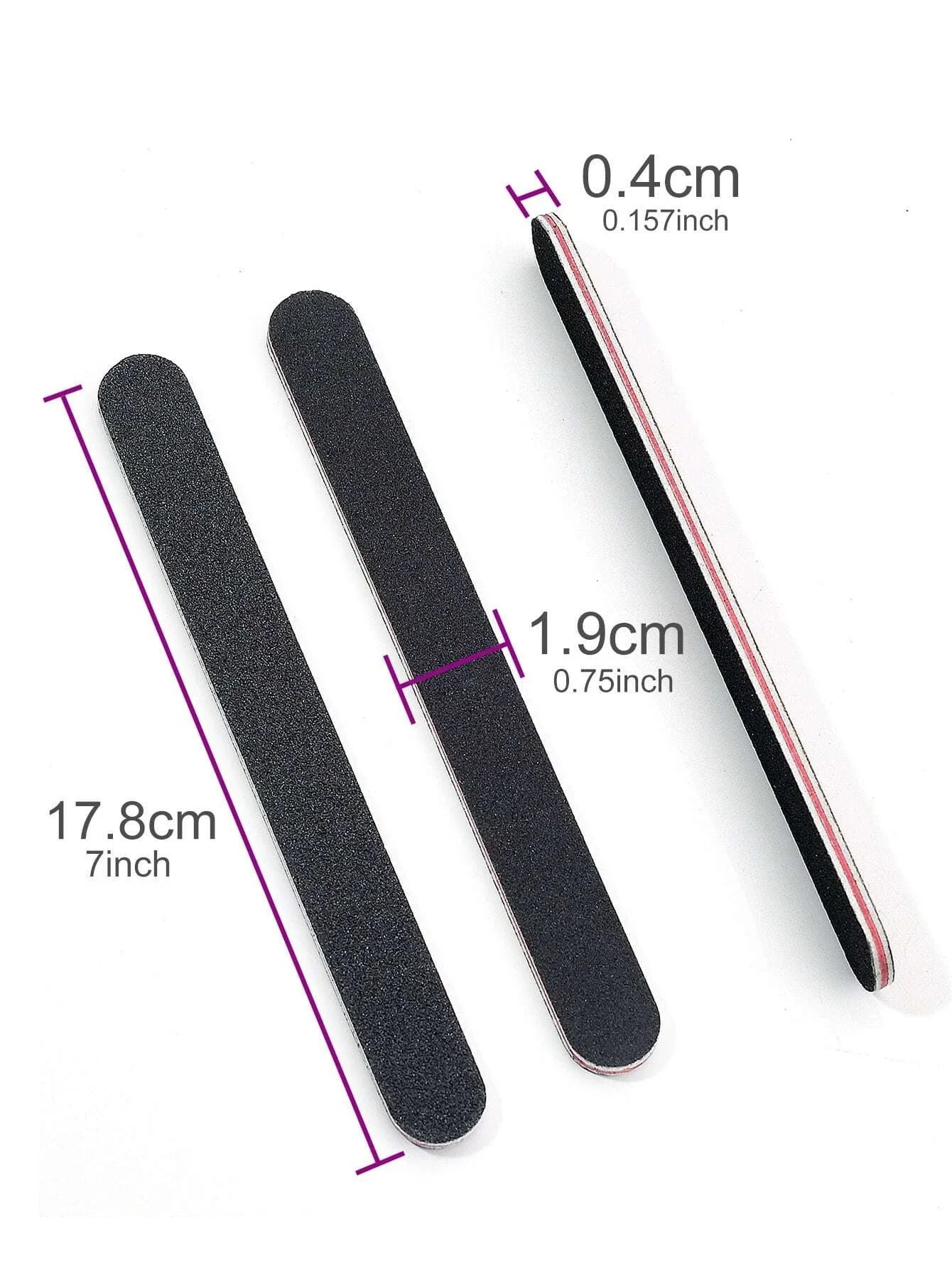 10 шт. пилочки для ногтей двухсторонняя наждачная доска моющиеся наждачные доски