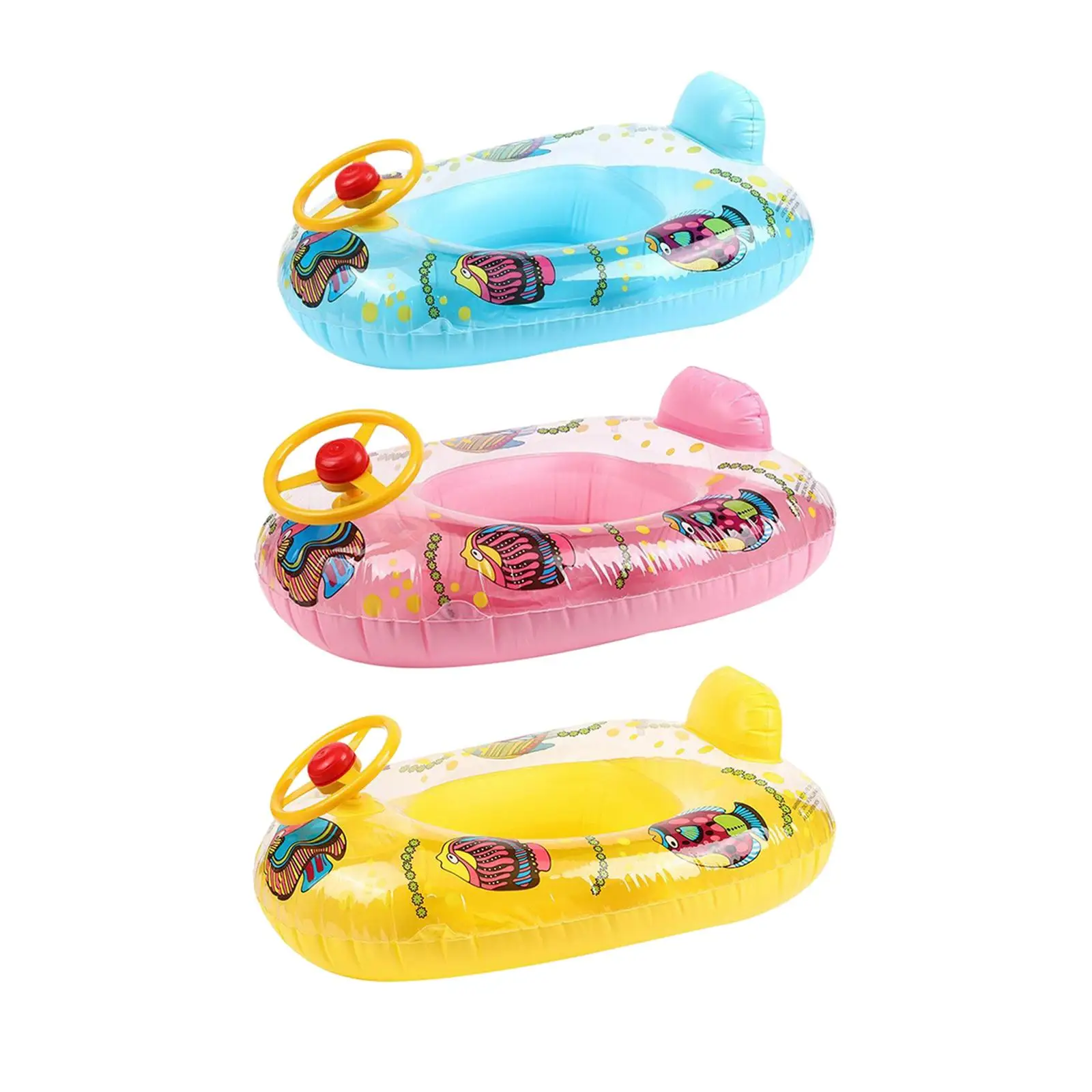 

Kids Inflatable Float Seat Boats Pool Accessories Water Raft Lounge Swimming Rings Baby Swimming Pool Floats for Children Bath