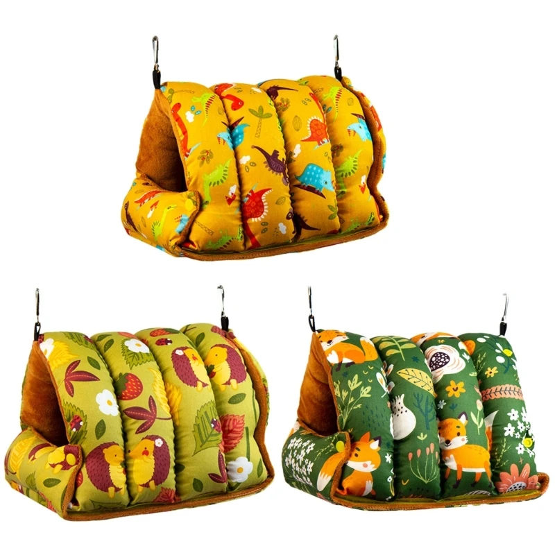 

Warm Bird Nest Winter House Snuggle Hanging Hammock Cage Accessories