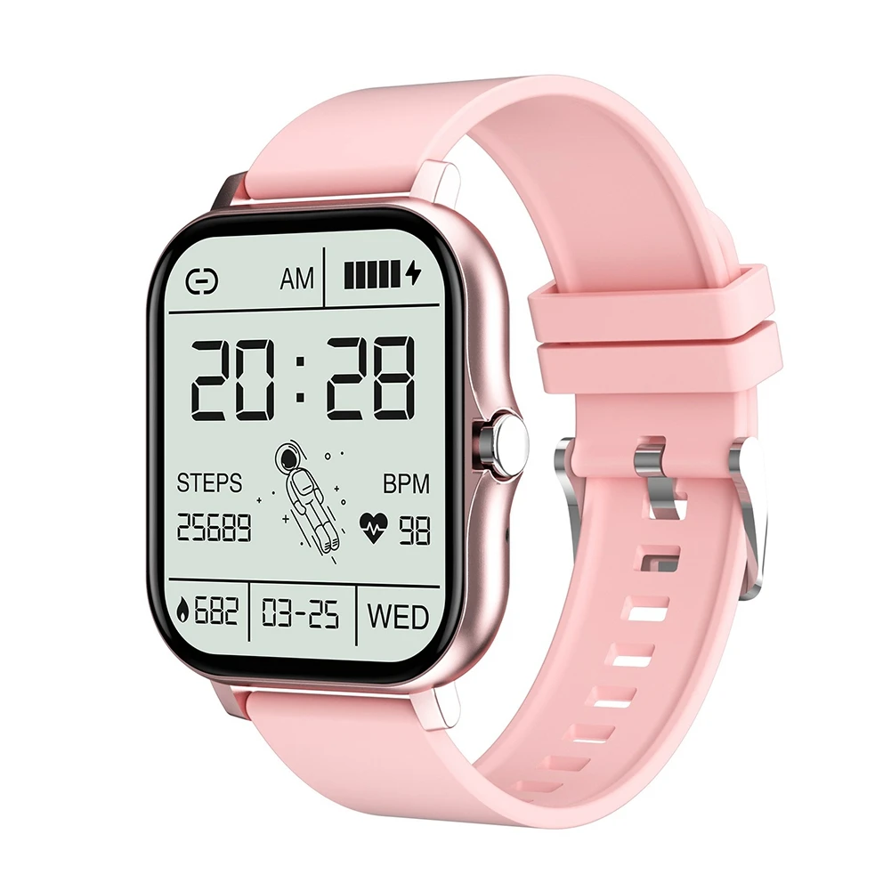 

Смарт-часы для мужчин и женщин, 1,69 дюйма, Bluetooth, пульсометр