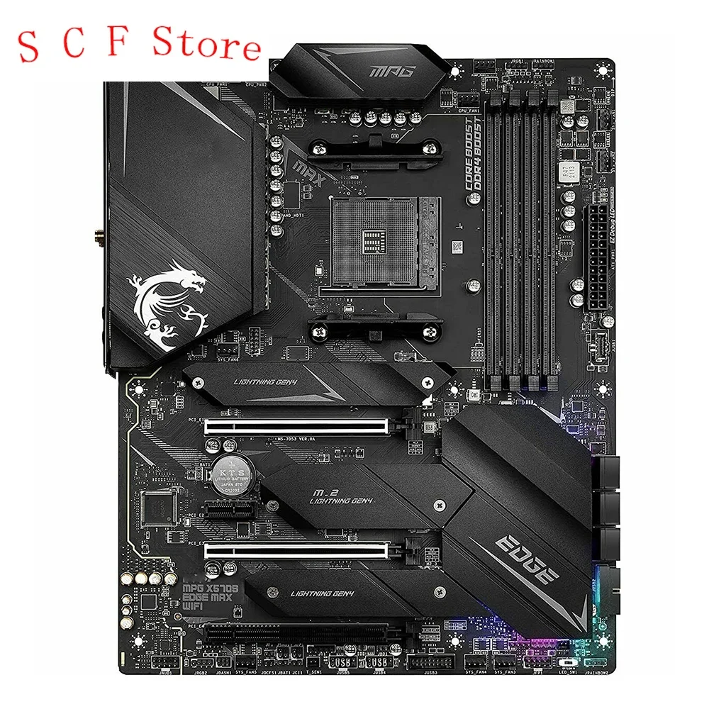 

For MPG X570S EDGE MAX WIFI For Msi AM4 DDR4 128G PCI-E 4.0 M.2*3 SATA3 USB3.2 ATX Desktop Motherboard