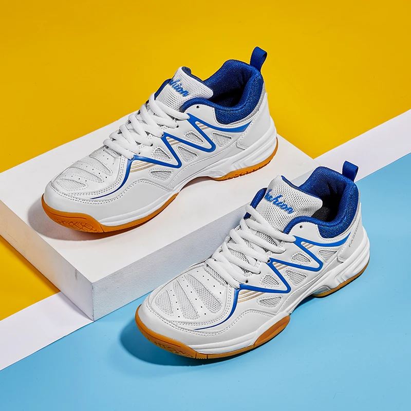 

Badminton Training Man Plus Size Table Tennis Shoes Men Anti-Slippery Tennis Shoes Mens Hard-Wearing Badminton Shoes Boy