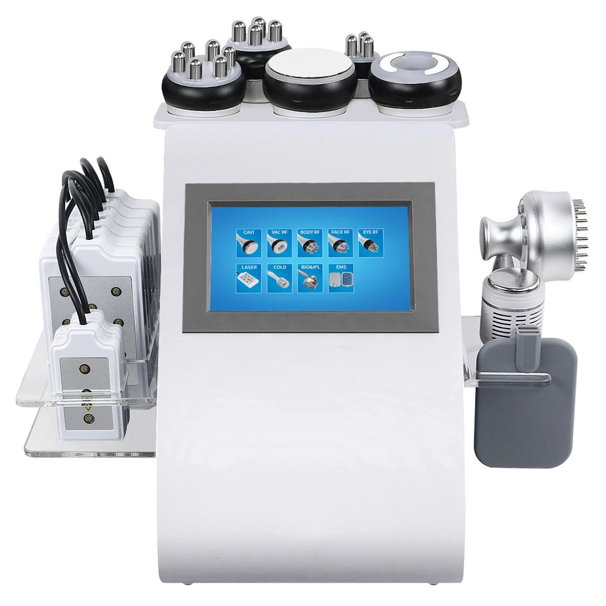 

2022 9 в 1 Ультразвуковая RF 40K кавитационная лазерная машина, спа устройство для потери веса