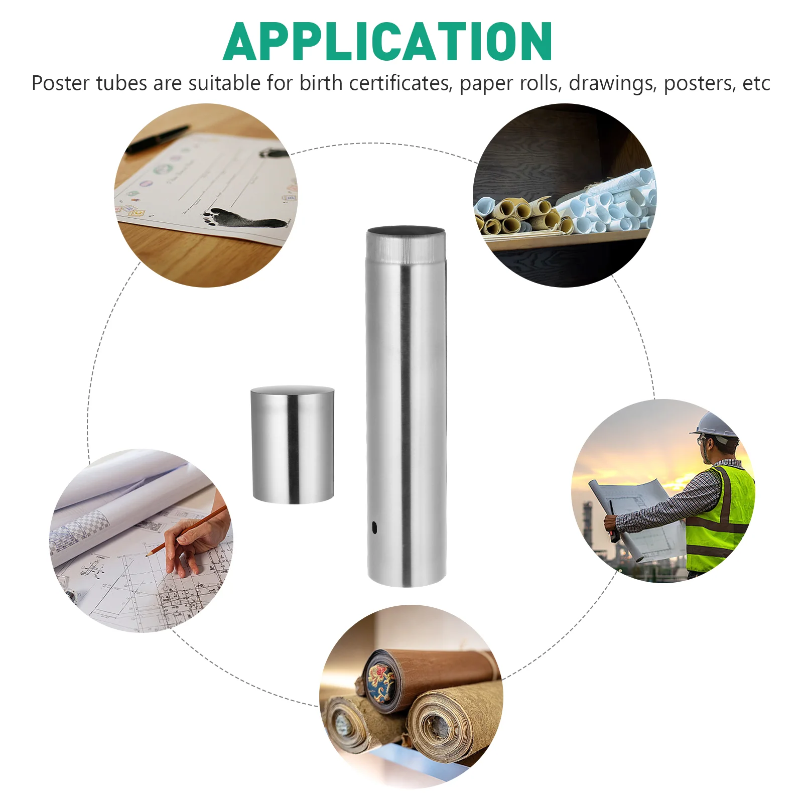 Цилиндрическая коробка для хранения файлов трубка мужчин свадебный декор