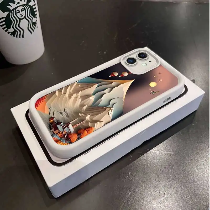 Чехол IP11 для телефона с изображением мечтательных пейзажей неба глаз лестницы