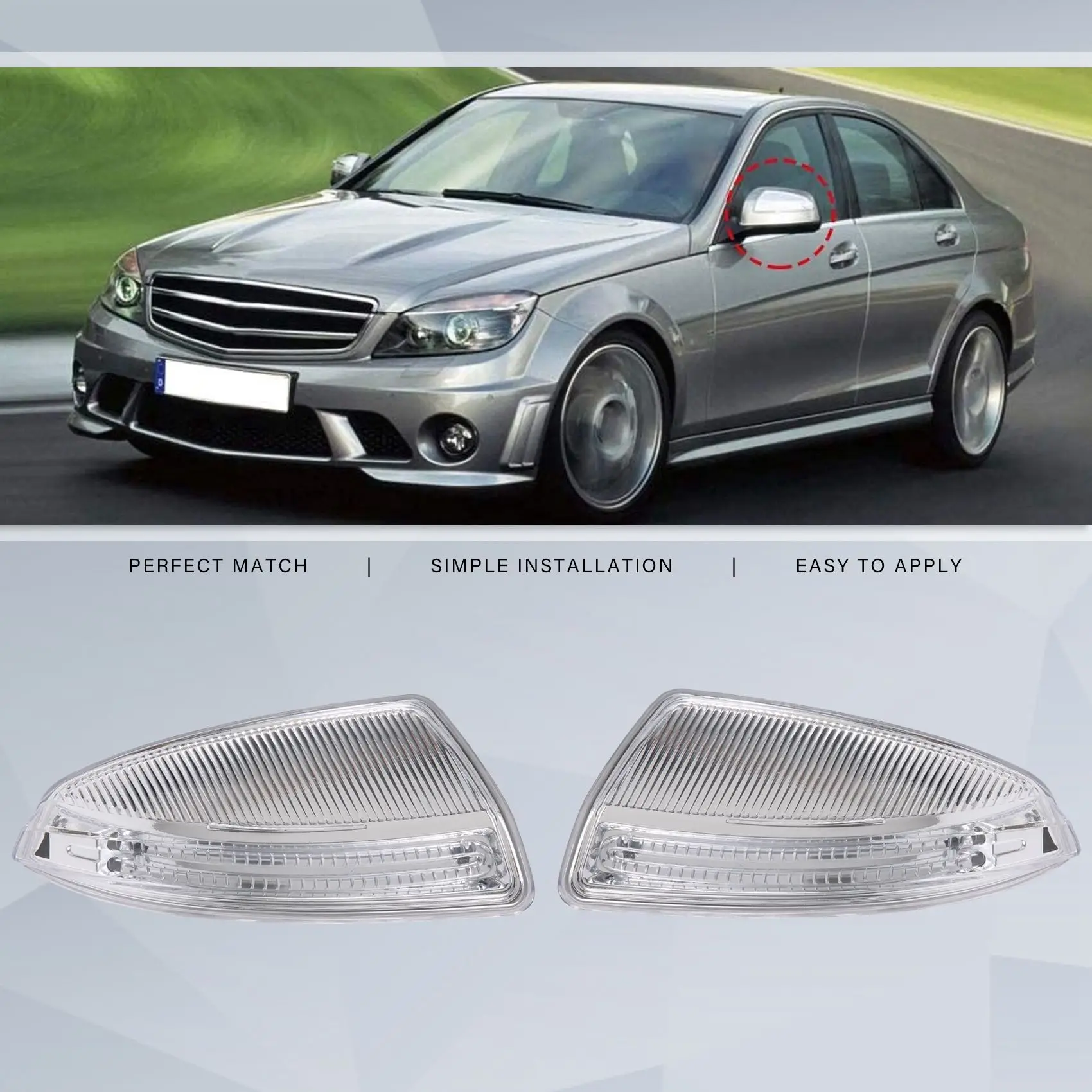 

Зеркало заднего вида для Mercedes-Benz Viano VITO W639 W204 S204 A2048200721 A2048200821