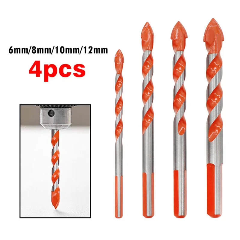 

6-12mm Multifunctional Drill Bits Industrial-grade 6542 HSS Carbide Alloy Ultimate Drill Bit Ceramic Glass Punching Hole Working