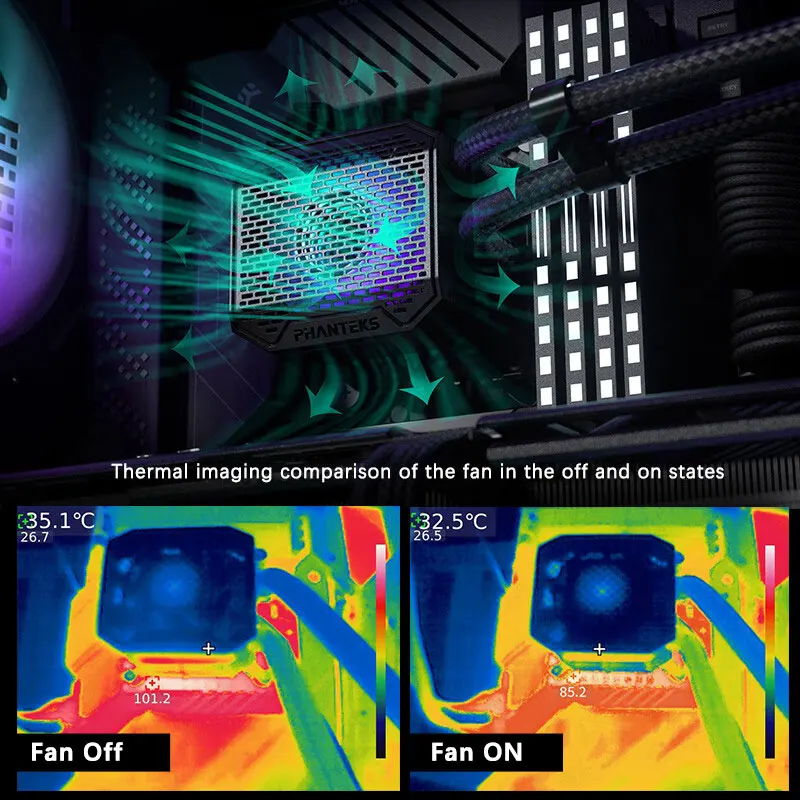 Универсальный радиатор водяного охлаждения PHANTEKS Glacier One 360 M25 G2
