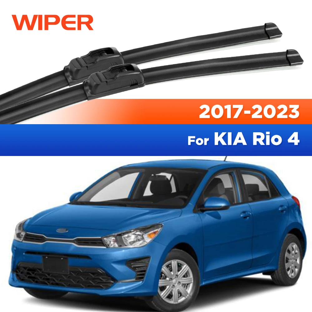 

Для Kia Rio 4 MK4 2017-2023 щетки переднего стеклоочистителя лобовое стекло лобовое стекло автомобильные щетки от дождя 24 "+ 16"