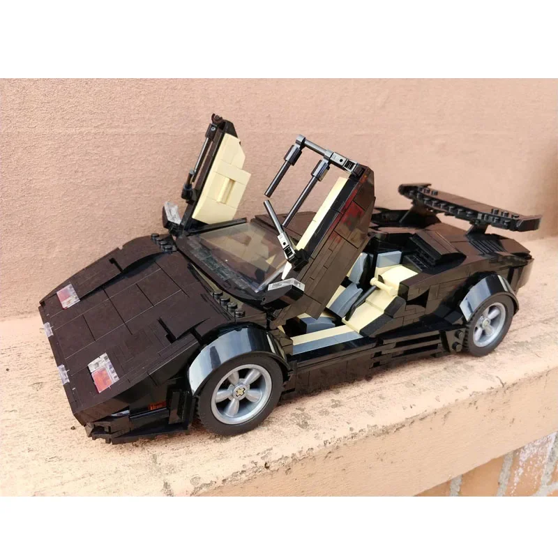 MOC-59239 Black LP5000 Новый супергоночный спортивный автомобиль строительный блок модель