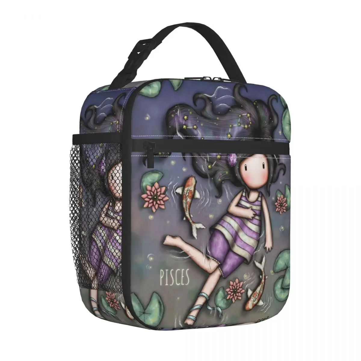 

Santoro Gorjuss Merch Insulated Lunch Bag Cute Cartoon Girl Storage Food Box Multifunction New Thermal Cooler Bento Box