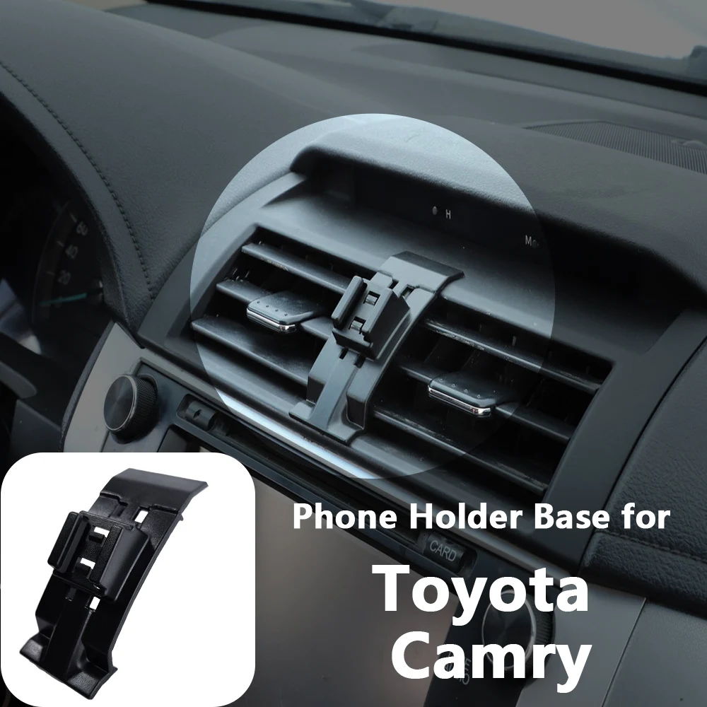 Фото Для Toyota Camry XV50 2012 2013 2014 2015 2016, автомобильное крепление для телефона, держатель для телефона с беспроводной зарядкой, специальные аксессуары с фиксированной базой №2