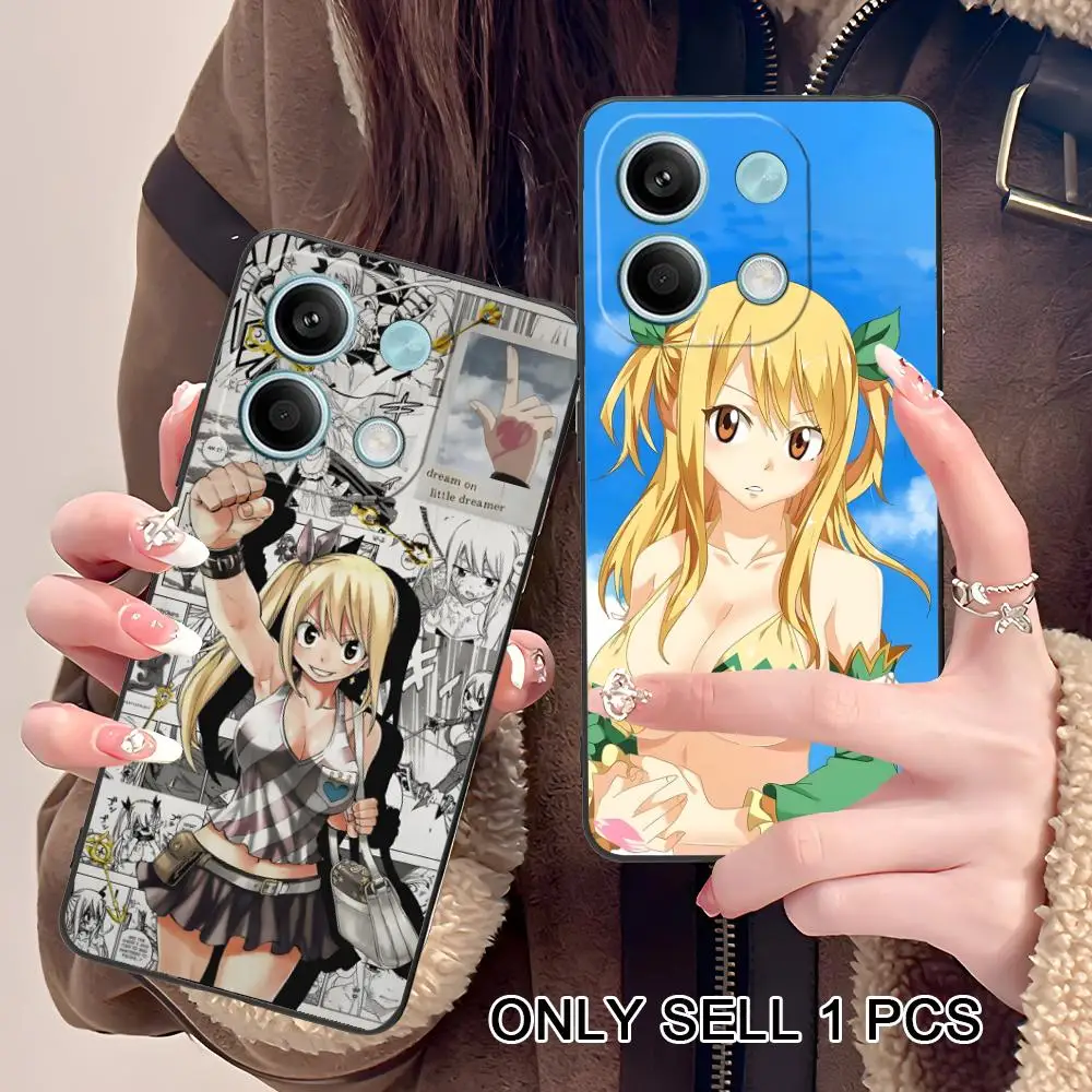 Фото Чехол для телефона Fairy Tail Lucy для POCO F8 F7 F6 F5 F4 F3 F2 Pro GT C75 C71 C65 C61 C40 Pro, ультрамягкий противоударный чехол из ТПУ №1
