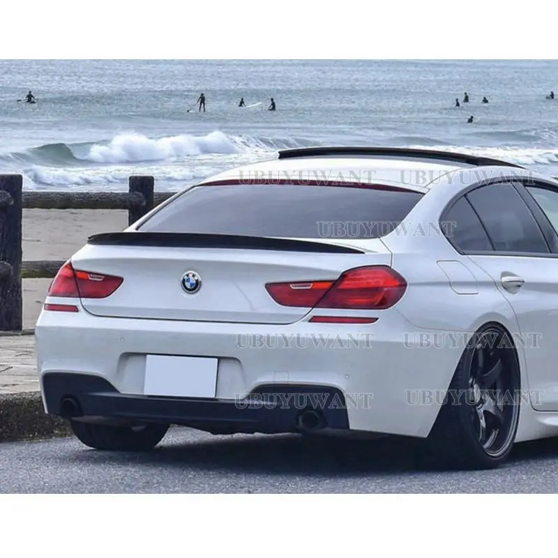 

For BMW 6 Series F06 & M6 F12 F13 Carbon Fiber Rear Trunk Spoiler Tail Wing 640i 640d 650i 2011 - 2017 Car Styling Rear Wings