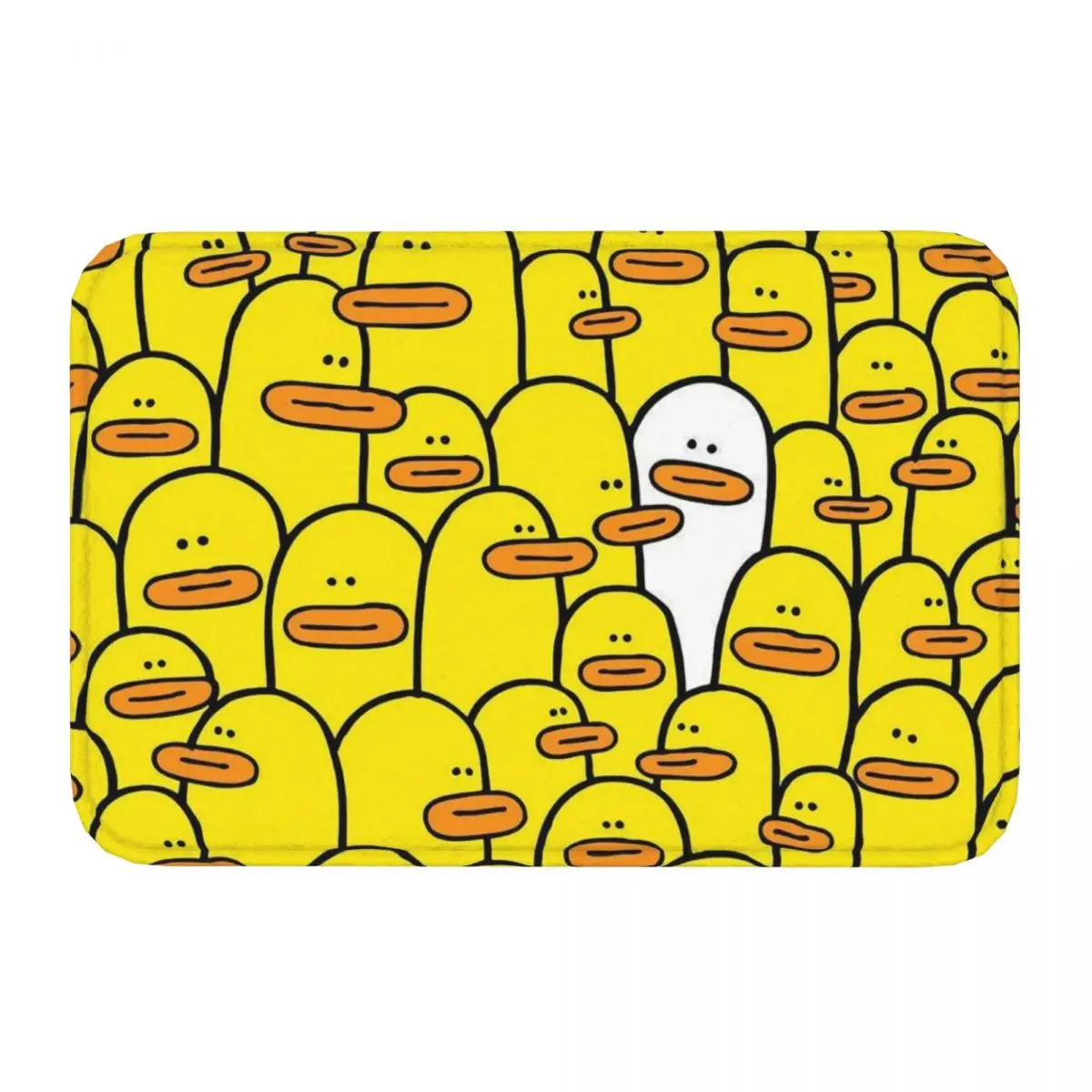 Non-slip Doormat Kitchen Mat Yellow Duck One White Hallway Carpet Welcome Rug Bedroom Decorative |