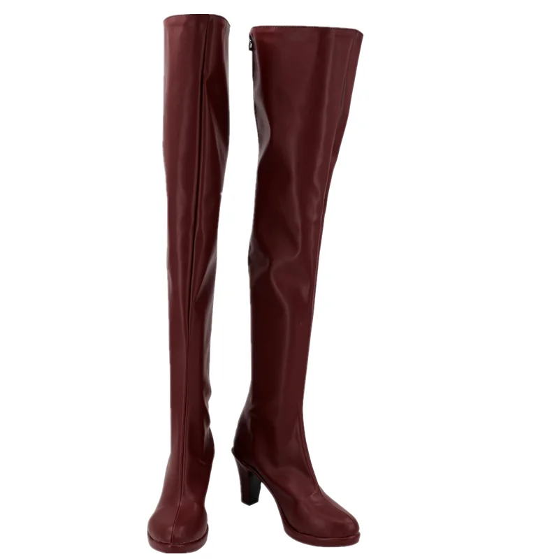 Аниме Hazbin Cosplay Hotel Cos Ангел пыль косплей на высоком каблуке PU сапоги обувь для