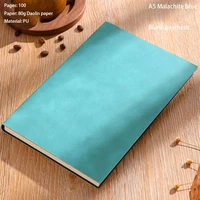 business notebook a5 size peacock blue cover can be customized logo which is used by most people