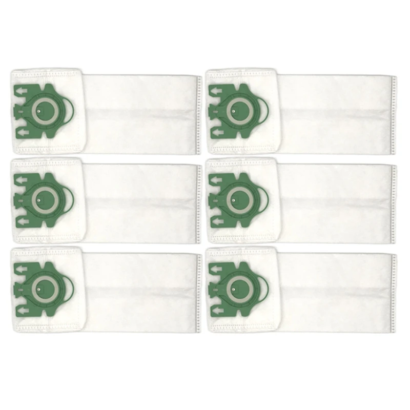6Pcs Type U Vacuum Bags Compatible For Miele S7000-S7999 Upright And Dynamic U1 Series Upright Airclean Vacuum Cleaner