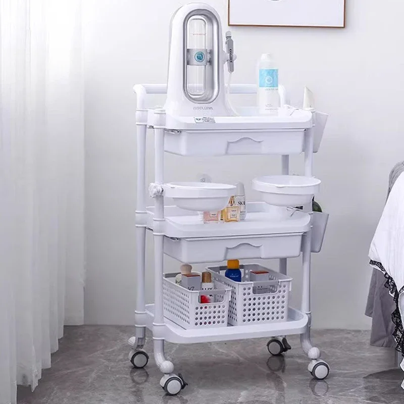 Маникюрная тележка для салона красоты Barbershop многофункциональная инструментов