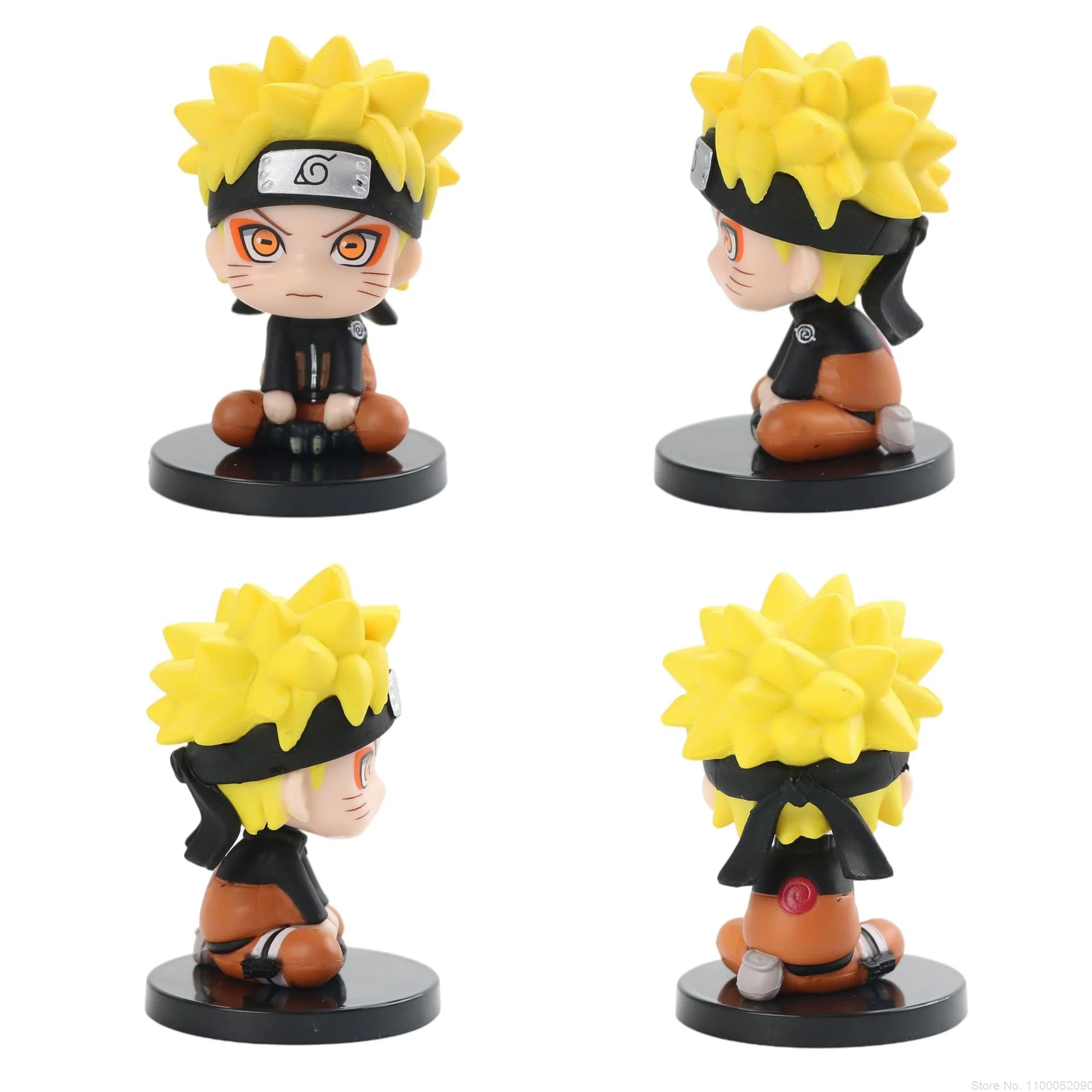 

7cm Naruto 4pcs/Set Anime Action Figure Toys Uzumaki Kakashi Collectible Models Collection Toys Dolls Gifts Decor Fidget