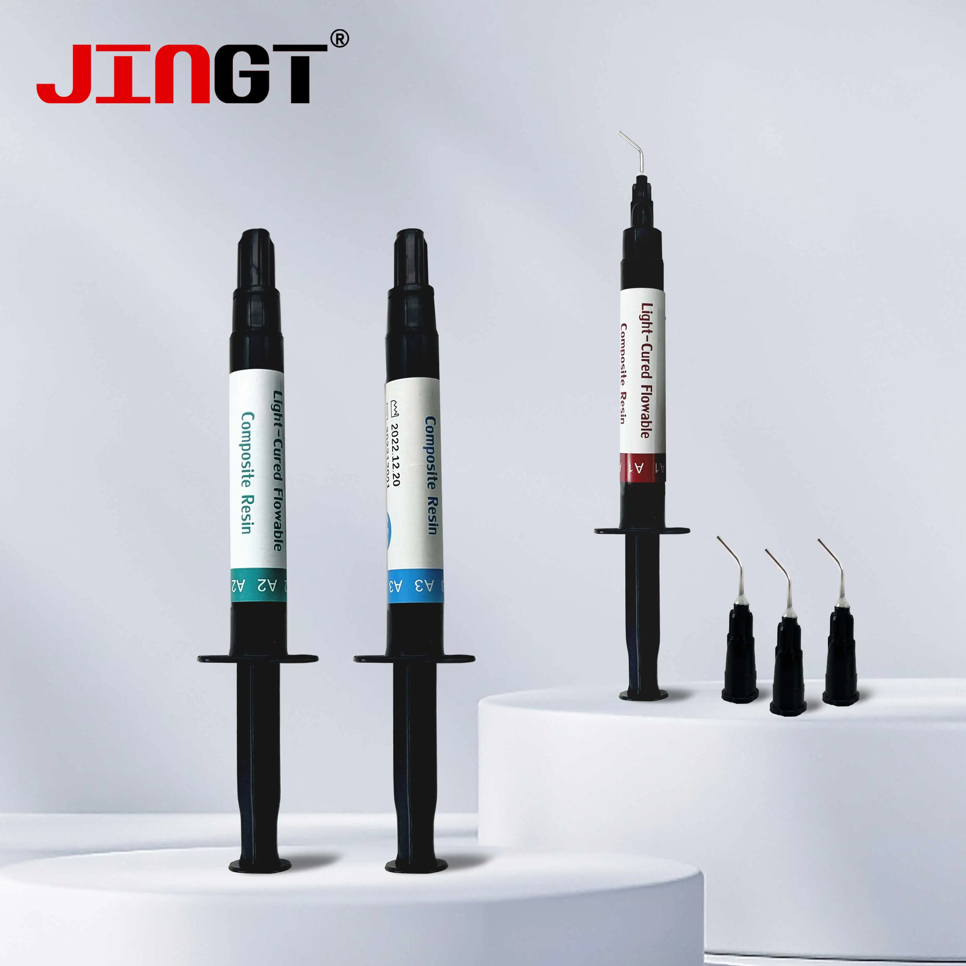 

JINGT 1PCS Dental Material Enhanced with Flowing Nano Hybrid Light Cure Flowable Composite Resin