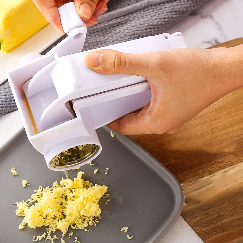 

Creative Manual Cheese Rotary Graters Butter Chocolate Slicer Cutter Practical Stainless Steel Grater ABS Handle Kitchen Tool