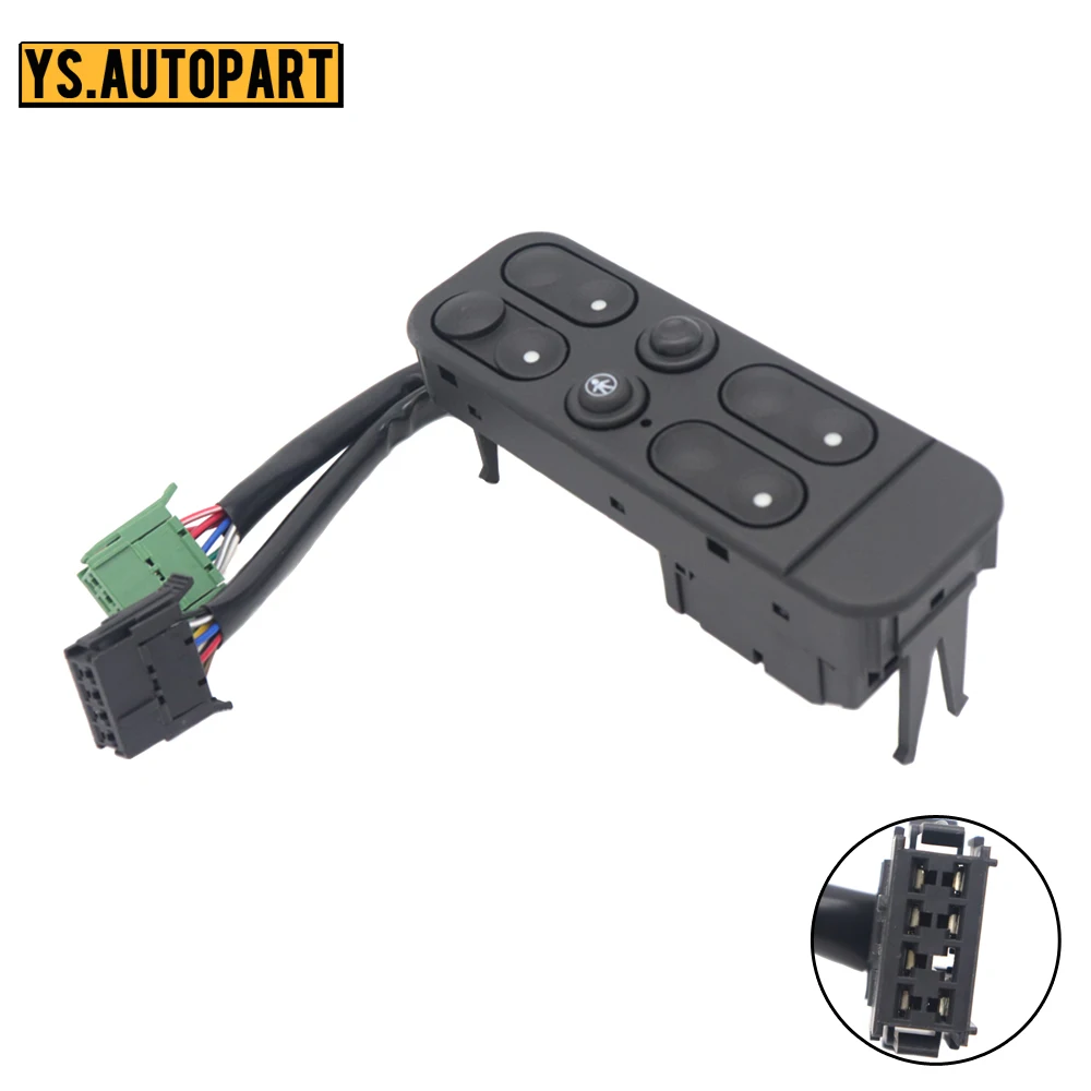 Автомобильный Электрический главный выключатель стеклоподъемника 90312109 для Opel