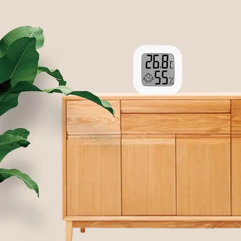 mini lcd digital thermometer hygrometer indoor room electronic temperature humidity meter sensor gauge weather station for home free global shipping