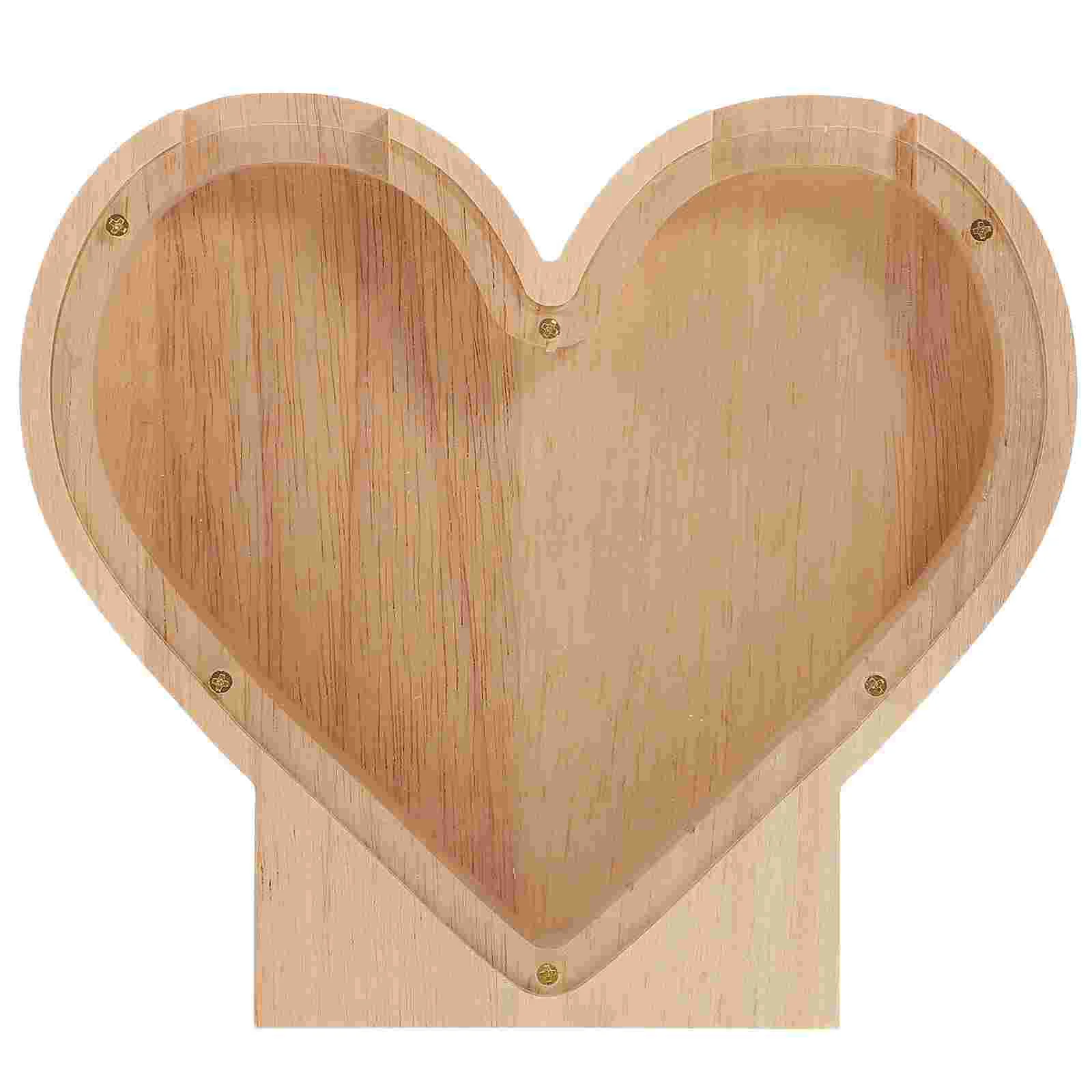 

Decorations Letter Piggy Bank-wood Gift Kids Clear Unopenable Banks Adults Dinosaur