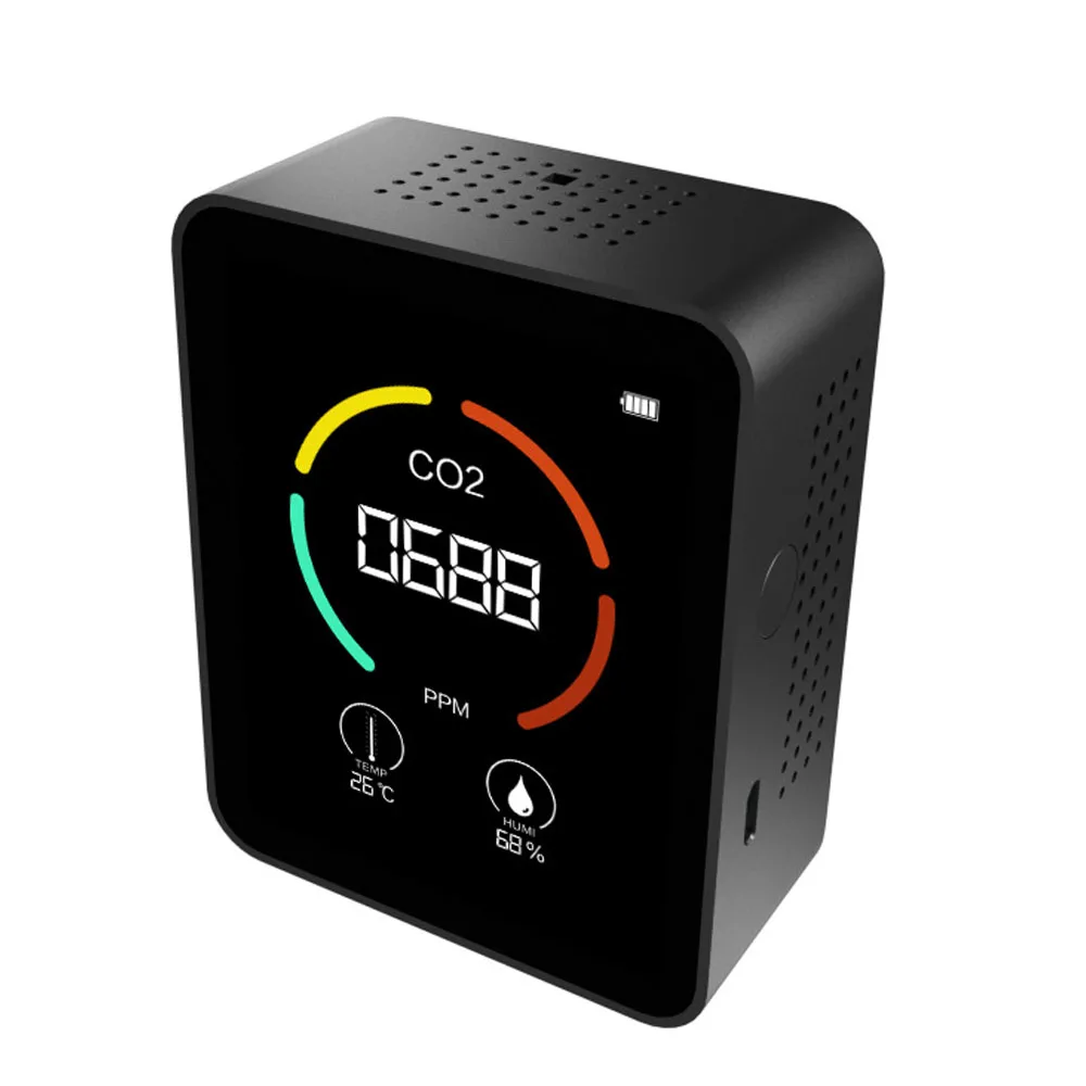 

HOT Air Monitor CO2 Carbon Dioxide Detector Greenhouse Warehouse Air Quality Temperature Humidity Monitor Fast Measurement Meter