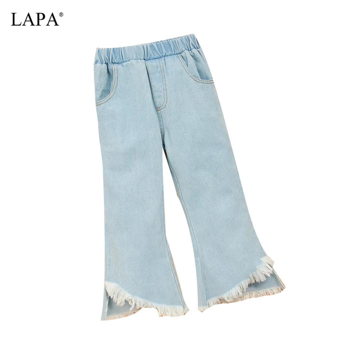 

Юбка-капри для девочек, однотонные брюки-Капри, повседневные Всесезонные брюки, джинсы