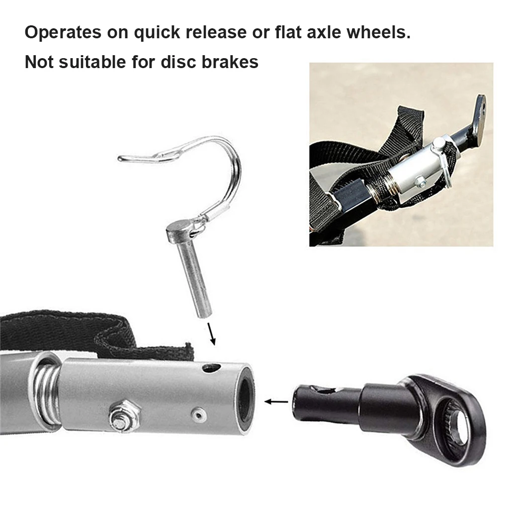 

Bicycle Trailer Clutch Adapter Hitch Pet Stroller Coupler Linker Portable Connector E-Bike Towing Attachment Connection