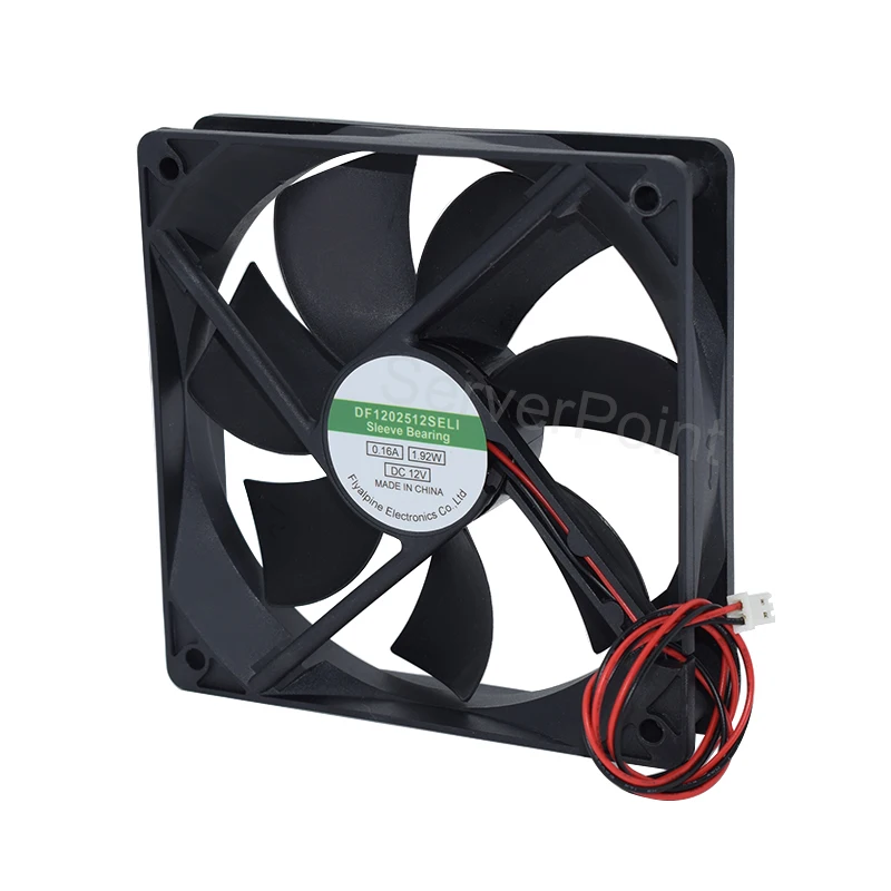 Bem Embalado Computador Refrigerador Ventilador Df1202512seli Dc12v 0.16a 1.92w Pinos Psu Chassis de Refrigeração para Alpine Novo &