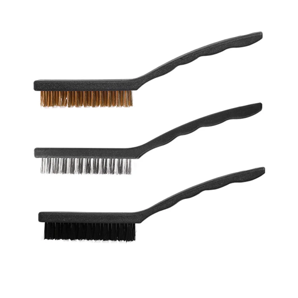 

3Pcs Household Kitchen Cleaning Tools Kitchenware Cleaning Brushes (Black)