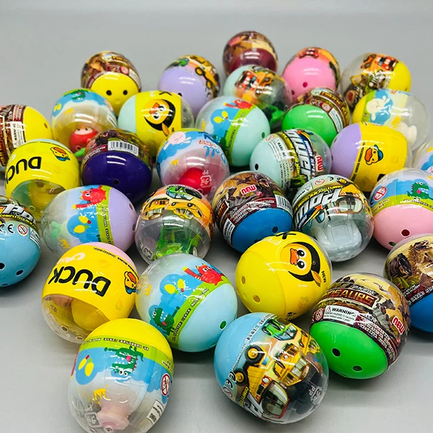Пластиковые сиамские капсулы Макарон 47 мм * 55 игрушечные шарики с различными
