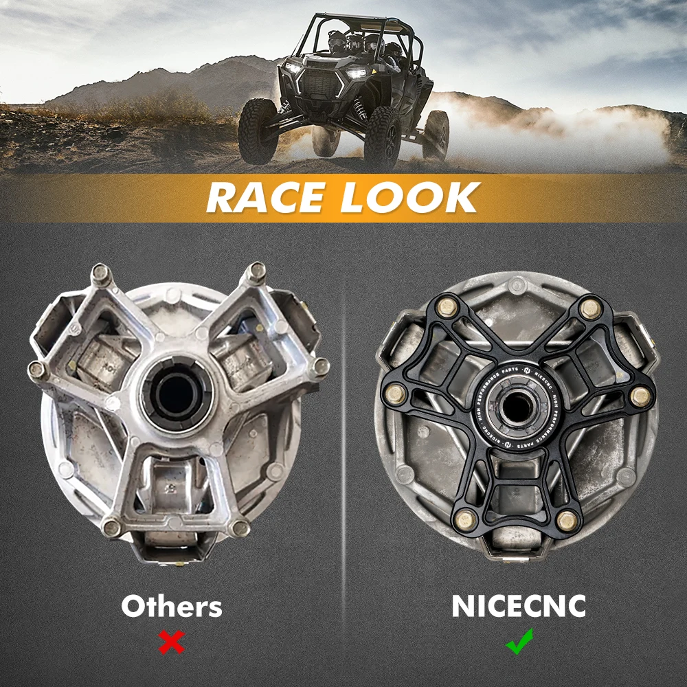 NiceCNC UTV для Polaris RZR RS1 18-21 TURBO 19-21 XP 4 17-20 16-20 первичная муфта протектор - купить по