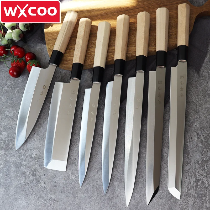 

Japanese Sashimi Knife Fish Knife Professional Sushi Knife Salmon Knife High Carbon Stee Kitchen Slicing Knife Cooking Knife