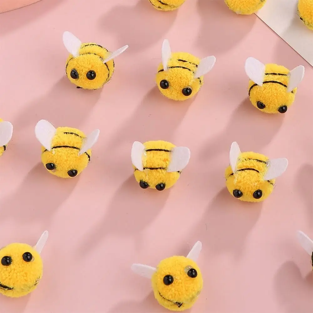 10 шт. фетровые мини-пчелы из шерсти