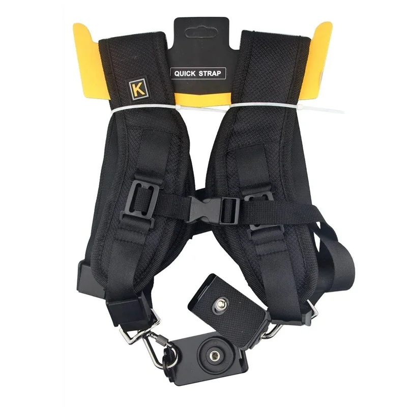 Портативный двойной плечевой ремень для цифровой зеркальной камеры DSLR Canon Nikon Sonys