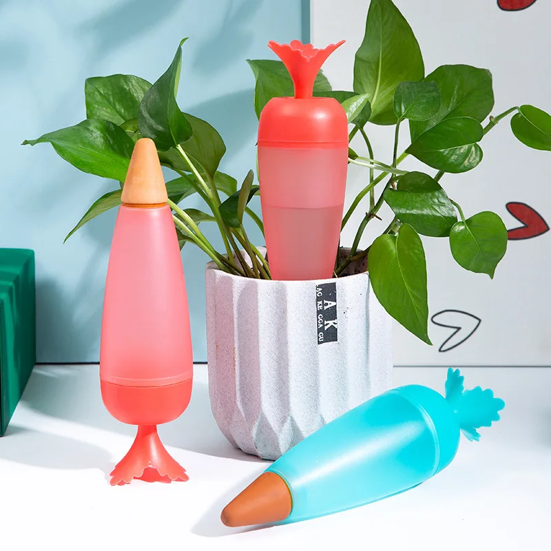 

Carrot Lazy Flower Watering Device Automatic Dripping Device for Succulent Plants Potted Watering Device Water Seepage Device