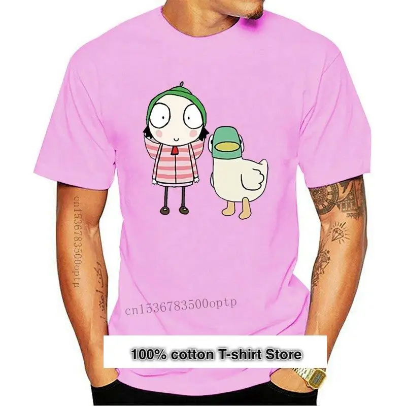 

Круглая футболка для мужчин, футболка с принтом и надписью «artскатco de la Series de Arte de Sara y Duck», nueva