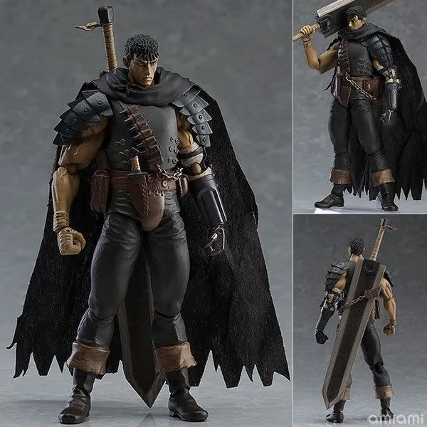 Фото Игровая фигурка Berserk Figma 359 #   Фигурка аниме-персонажа Гатса, версия «Черный мечоносец», Repoint Edition №5
