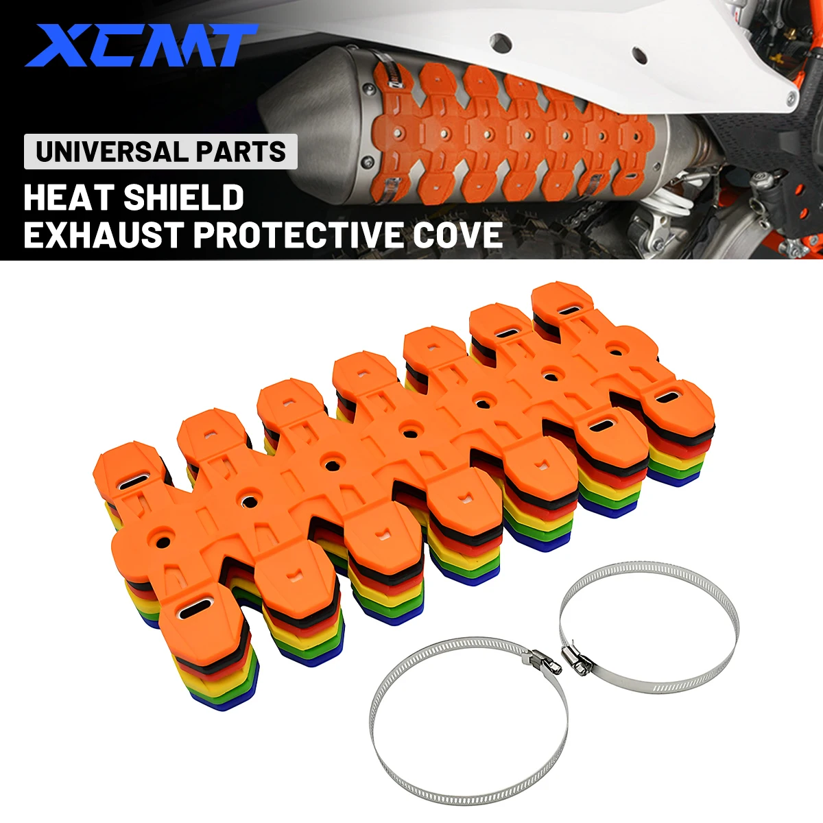 Защита выхлопной трубы мотоцикла глушитель Защитная крышка для KTM EXC EXCF SX SXF XC XCW XCF