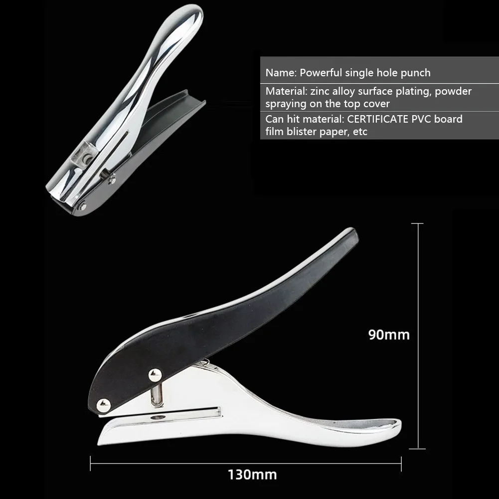 

Handheld Hole Puncher 3/6/8/10mm Circle Hole Punch Paper Punch Single Hole Punch Punch Pliers For ID Cards PVC Cards Photos