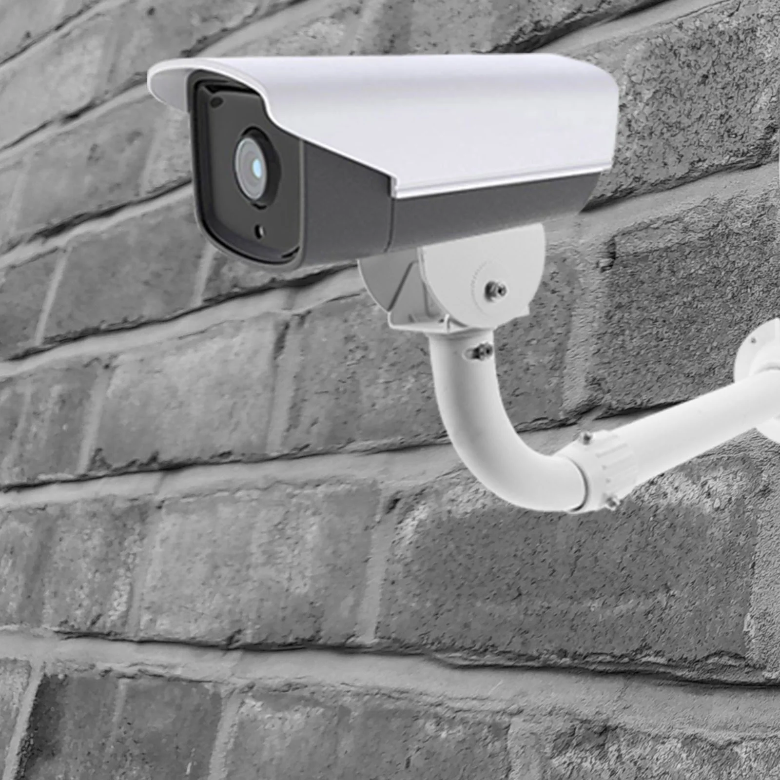 

Monitor Stand Camera Bracket Security Mount Telescopic Wall-mounted Support White Aluminum Alloy