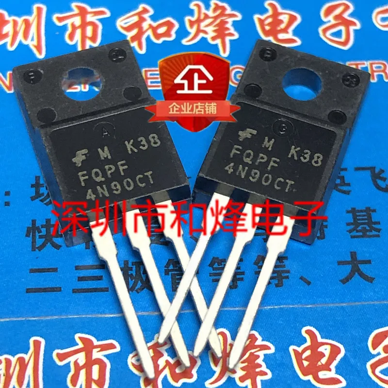 

5PCS-10PCS FQPF4N90C TO-220F 900V 4A New And Original On Stock