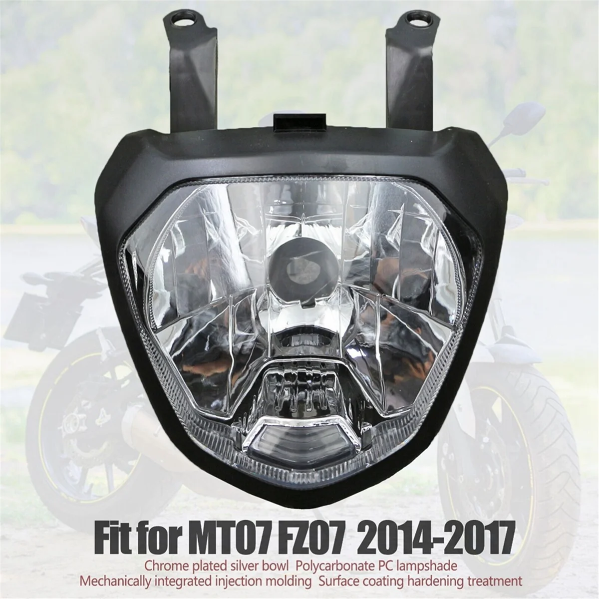 Переднее освещение для YAMAHA MT07 MT-07 2014-2017 аксессуары сборки передних фар мотоцикла