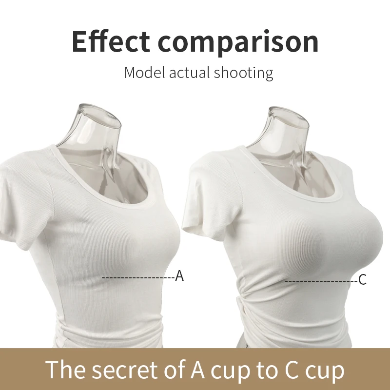 2014 Round Shape Silicone Fake Breast Forms Push Up Seamless One Piece Bra for Crossdresser Shemale Drag Queen