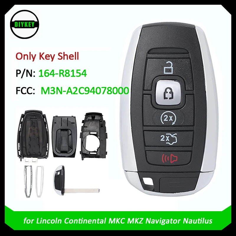 Чехол DIYKEY для дистанционного ключа Lincoln Continental MKC MKZ Navigator Nautilus 2017-2020 чехол телефона